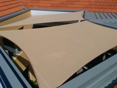 Shade Style for Roofs - Stuart Bell Shade Sails