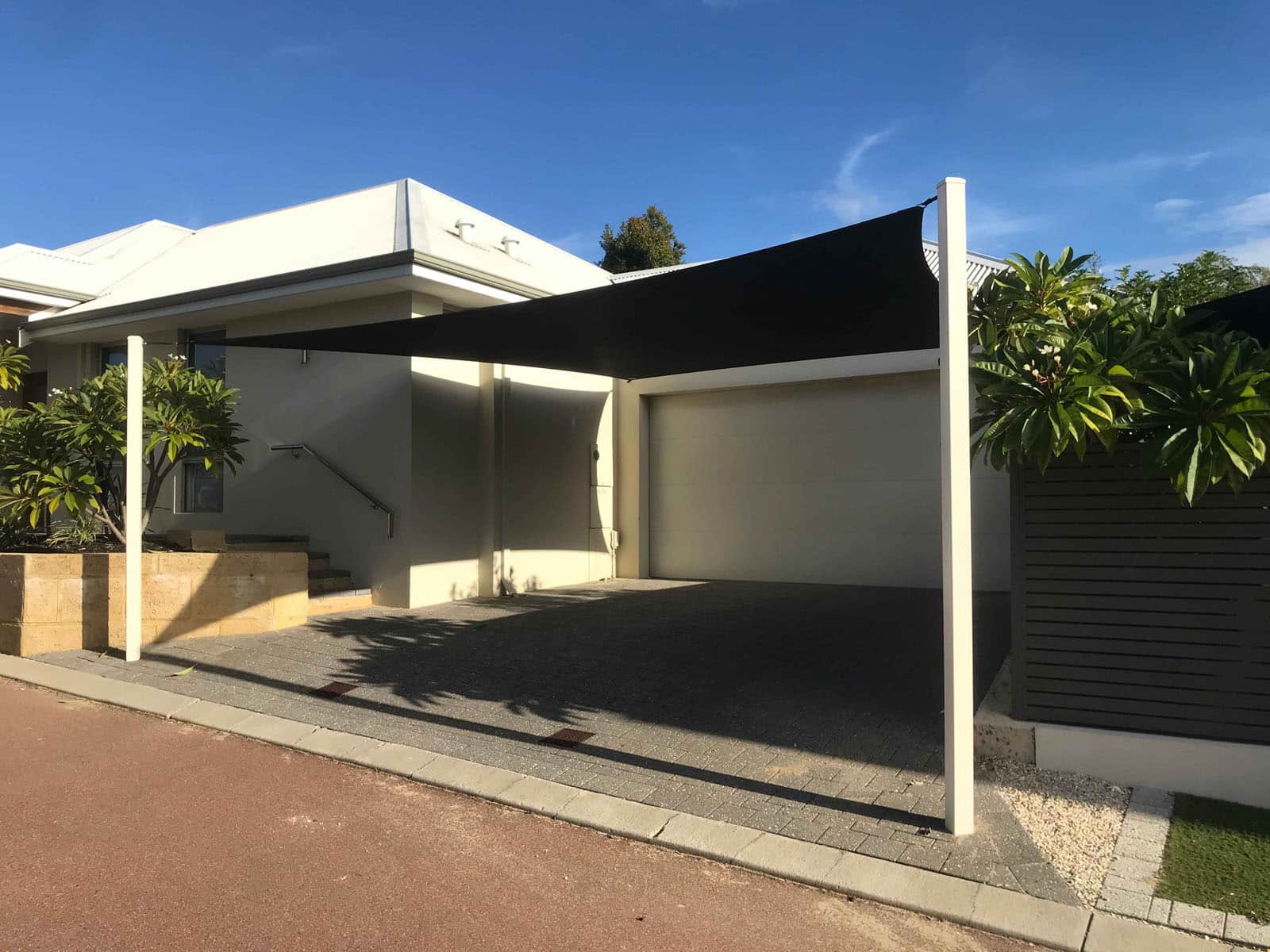 carport shade screen perth - stuart bell sails