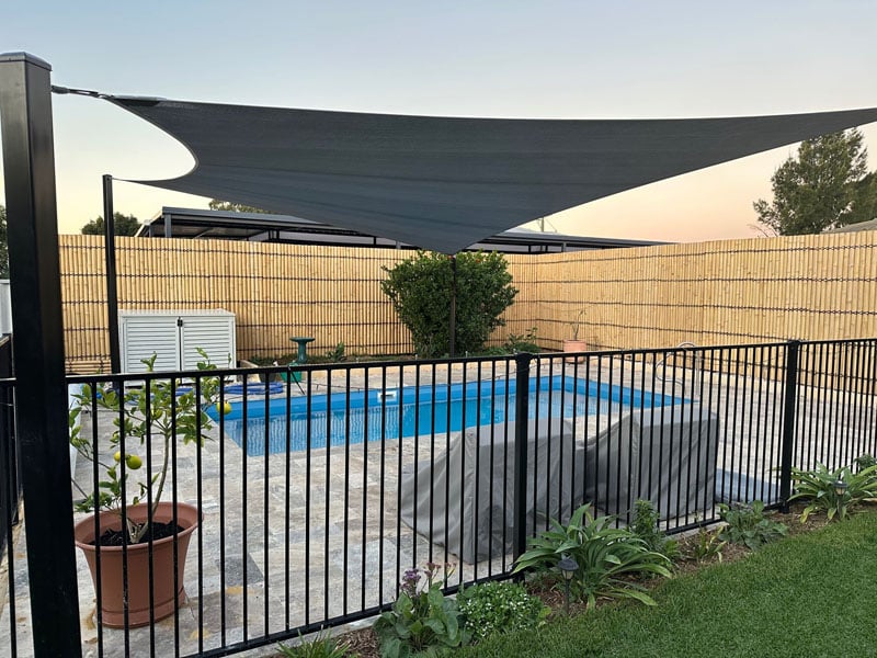 Cannington Shade Sail Over Pool