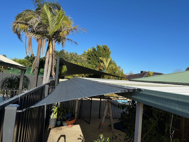 Canningvale Privacy Screen and Hyper Sail