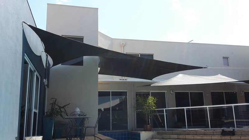 Mosman Park Shade sail over pool
