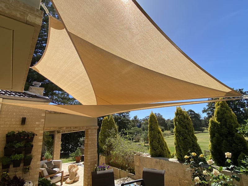 Mt Claremont Courtyard shade sails